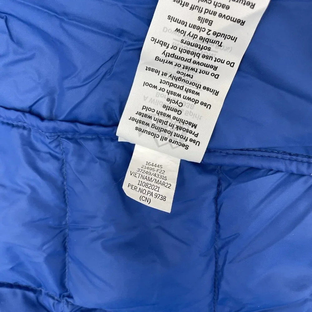 REI Co-op 650 Down Puffer Vest Outdoor Gorpcore Hiking Lightweight Blue Men M